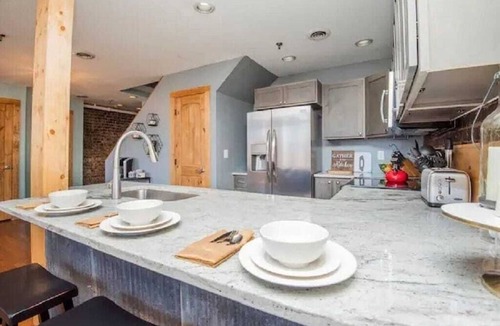 Old City Condo | Lively Downtown Loft~Pet Friendly~2 Queen Beds