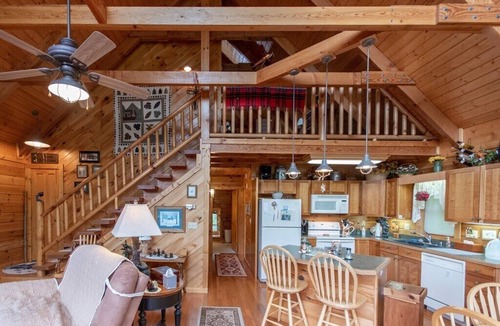 Franklin Cabin | Log Cabin - Mountain views - Hot Tub - Fire Pit