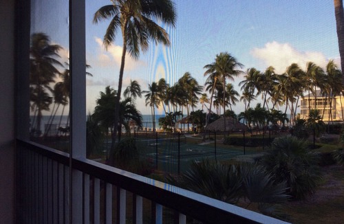 Layton House | Long Key Condos Oceanfront property with beautiful sandy beach, pool, tennis