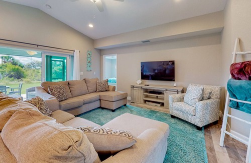 Rotonda Heights House | Lovely home near the area's beaches with a patio, grill, AC, and beach gear