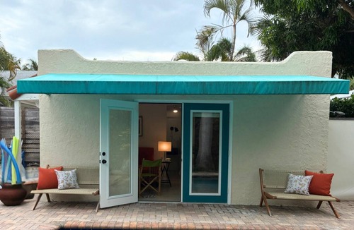 Delray Beach Cottage | Luxe Hideaway with Pool & Garden