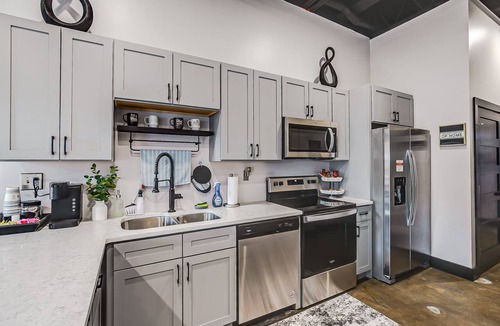 Kingsport Condo | Luxe Loft Living in Downtown Kingsport's Iconic Telephone Building