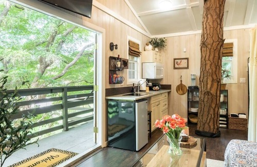 Palm Beach Country Estates Cabin | Luxurious Modern Treehouse with Mineral Pool/Spa