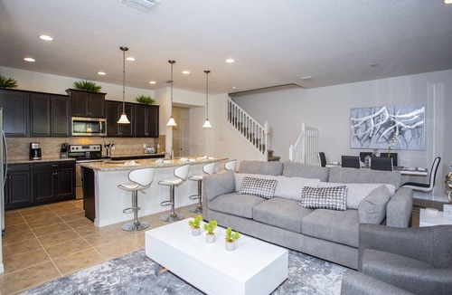 Four Corners House | Luxury 5 Bedroom w/Private Pool Close to Disney 8875