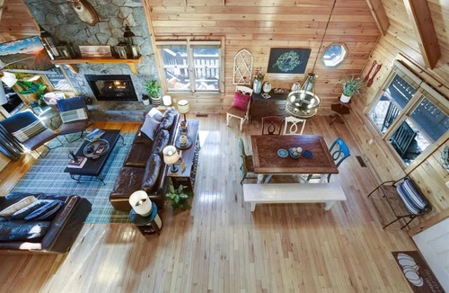 Foxfire Estates Cabin | Luxury Cabin w/View, Hot Tub, Game Room, Fire Pit