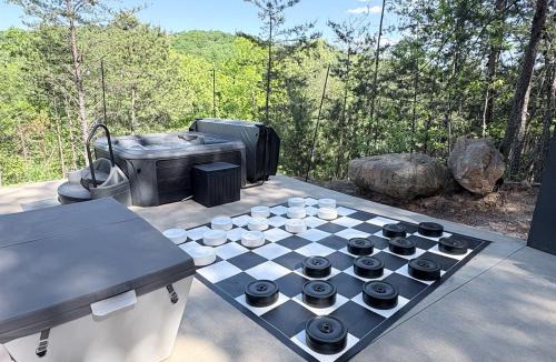 Lake Lure House | Luxury Lake Lure Vacation Rental Sleeps 12 Rumbling Bald Resort Hot Tub