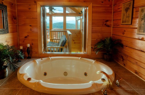 Sevierville Cabin | Luxury Log Cabin With Million Dollar Panoramic Smoky Mountain Views