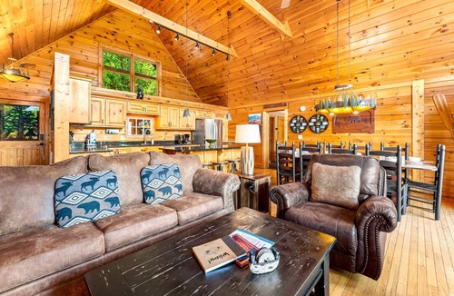 Black Bear Falls Cabin | Luxury Mtn Retreat W Breathtaking Views, Sleeps 14