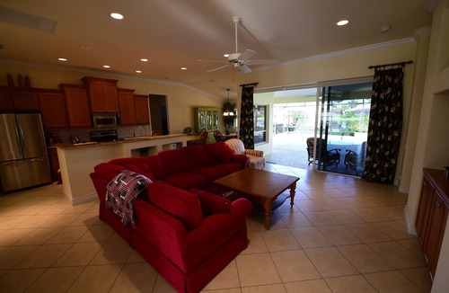 Fort Myers House | Luxury Pool Home with Lake View In Verandah. Golf Available