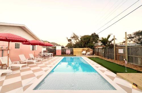 Port Canaveral Villa | Luxury Villa 3 Blocks from the Beach with a Pool, Fire Pit and Outdoor Oasis