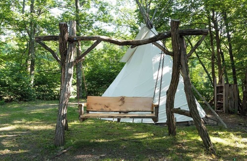 Coeymans Hollow Cabin | Magic Forest Farm Garden Tipi