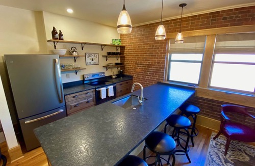 Waynesville Apartment | Main Street Retreats 104 Cozy, New Downtown Apt. 104