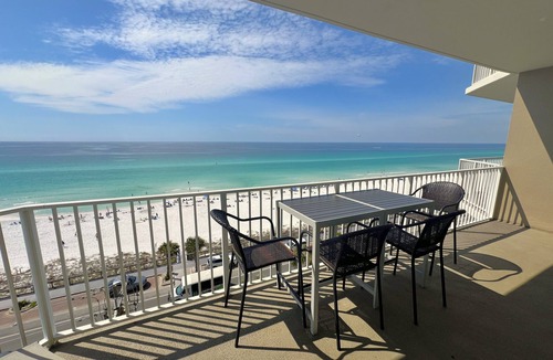 Miramar Beach Condo | Majestic Sun A701 luxurious corner 3 bed 3 bath with ocean views from 2 sides!