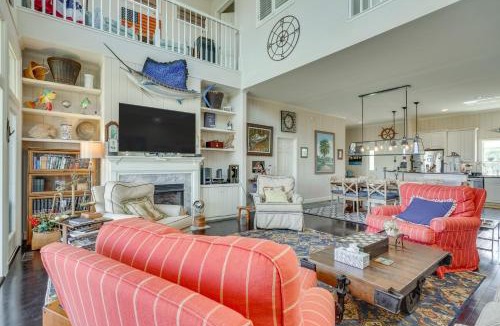 Ocean Ridge House | Marina & Golf Course Views: Edisto Island Home