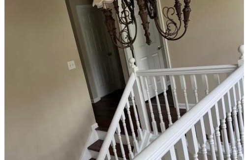 Lithonia House | Master bedroom with full bathroom