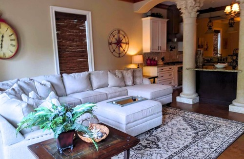 St. Tropez House | Mediterranean Villa, Lagoon Pool & Hot Tub, Private Beach Access, Pet Friendly