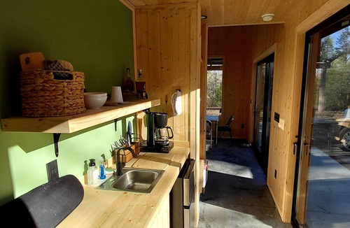 Nunnelly Ski Chalet | Mid-range Scandinavian loft chalet with AC/Heat, in a rural forest retreat.