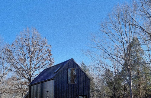 Nunnelly Ski Chalet | Mid-range Scandinavian loft chalet with AC/Heat, in a rural forest retreat.