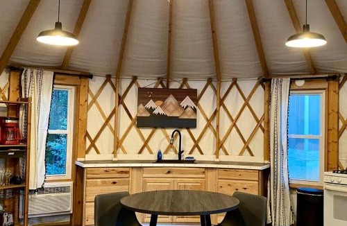 Mill Spring House | Mill Spring Glamping Yurt near Asheville, North Carolina