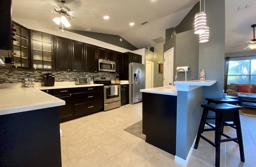 San Carlos Park House | Modern 3 bedroom, 2 bath getaway with HEATED private pool and jacuzzi