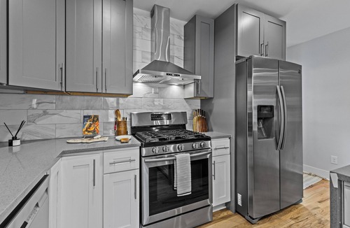 Candler-McAfee House | Modern 3-Story Decatur Retreat, BBQ & Fire Pit