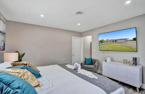 Deerfield Beach Villa | Modern 4 Bedroom with Heated Pool and Gameroom Dog Friendly