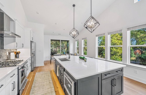 Charlotte Apartment | Modern 4BR Home Near Uptown & Camp North End- Sleeps 12, Sports-Themed Game Room