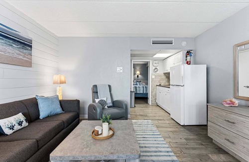 Diamond Beach Condo | Modern Beach Condo w/Ocean Views, Pool & Prime Walkable Location