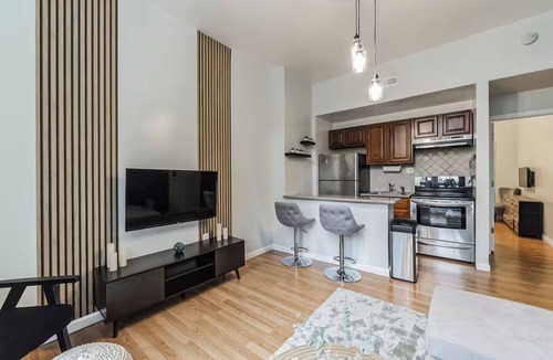 Rittenhouse Row Condo | Modern Bright 1-bedroom condo in Rittenhouse Square- Center City Philadelphia