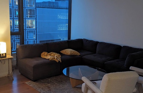 Hudson Square House | Modern bright, airy 1-bedroom, 2 bath with AC in quaint downtown New York.