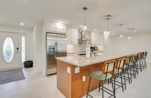 Shell Harbor House | Modern Canal-Front Gem w/Lanai + Dock in Sanibel
