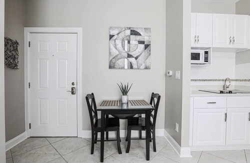 Carolina Forest Condo | Modern Gray Studio Steps to Pool Myrtle Beach SC