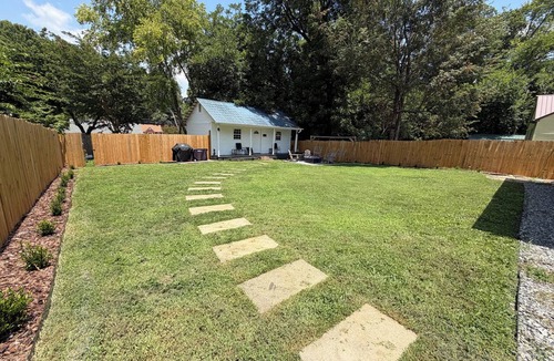 High Point House | Modern High Point Retreat - Private Gym, Game Room, Fire Pit, Fenced Yard