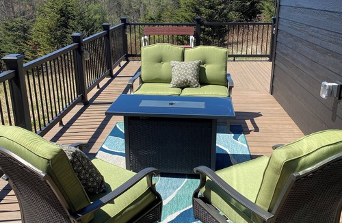 Ashe County House | Modern Mountain Getaway w/expansive wrap-around deck, loads of special touches