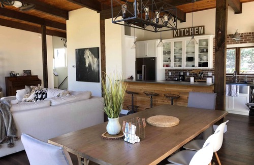Cashiers House | Modern Rustic Lakeside Retreat with views of Whiteside Mountain