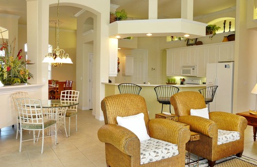Marco Island House | Modern waterfront home with pool/view of waterways