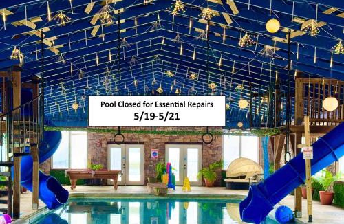 Bryant House | Mountain High Cabin with hot tub fire pit & indoor pool