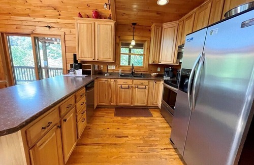 Lansing House | Mountain Lair - Riverfront, Game Room, Dog Friendly, WIFI, Firepit, Fireplace