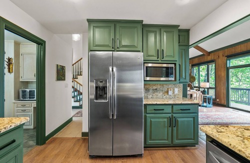Big Canoe House | Mountain Laurel Lodge in Big Canoe with mountain views and game room!