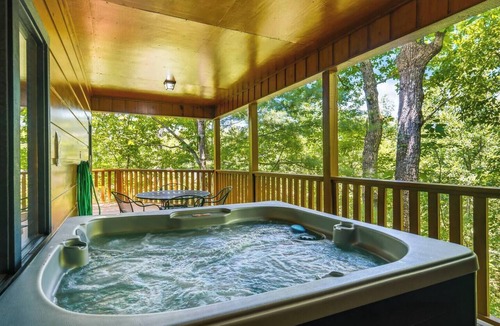 Caton Cabin | Mountain Views & Hot Tub Pool Table | Log Cabin