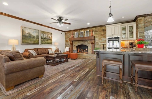 Cleveland House | Mountainside Manor l Custom pool & movie theater!