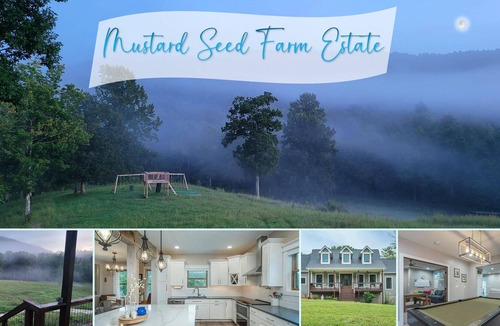 Saluda House | Mustard Seed Farm Estate l sleeps up to 16 people