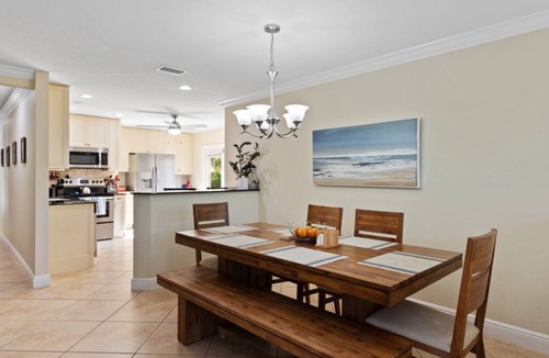 Naples Park House | Naples Park Pool & Spa Home 1 Mile to Beach and Tropical Oasis Fenced Yard.