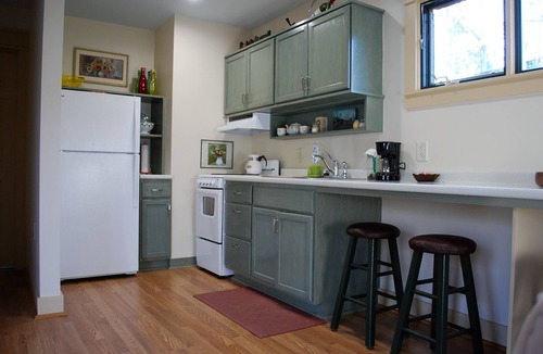 Hendersonville House | NC mountain 1 bedroom single unit sits at treetop level, newly repaired roads!