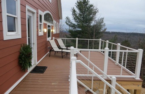 Brevard House | NC Moutain Lodge with Panoramic Views: Pisgah Mtn to the North,