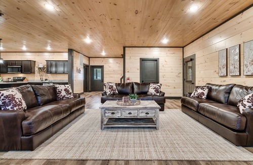 Sevierville Cabin | NEW! 12BR, Pool, Hot Tub, Sleeps 26