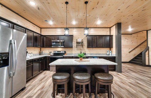 Sevierville Cabin | NEW! 12BR, Pool, Hot Tub, Sleeps 26