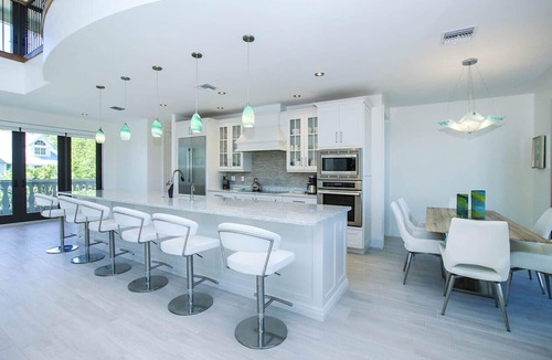 Wulfert House | New Bayfront Luxury Home with Private Pool, Spa & Panoramic Views