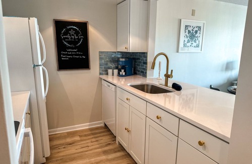 Southend Condo | NEW! Beachside, Two Pools & Partial Ocean View! Just Renovated Penthouse Condo
