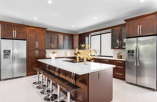 Ludlam House | New Central Miami Home, Sleeps 20, 70' TV, Pool, Game Room, Spacious Backyard